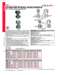 Thumbnail of document Data Sheet - 3100MP Explosion-Proof Multiplanar Differential Pressure Transmitter